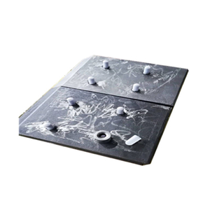 Fixed Plant Rock Box 148*300*50mm White Iron Liners For Chutes