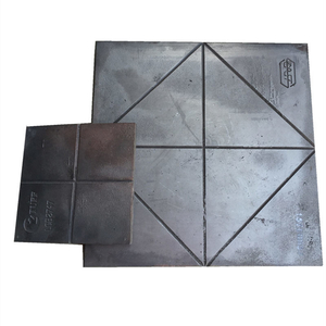 400*400*23mm Impact Walls 65HRC 28.7kgs Bimetallic Wear Plates