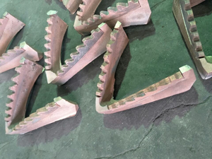 ASTM Certificates Customized Color Tooth Shape Bi Metal Casting