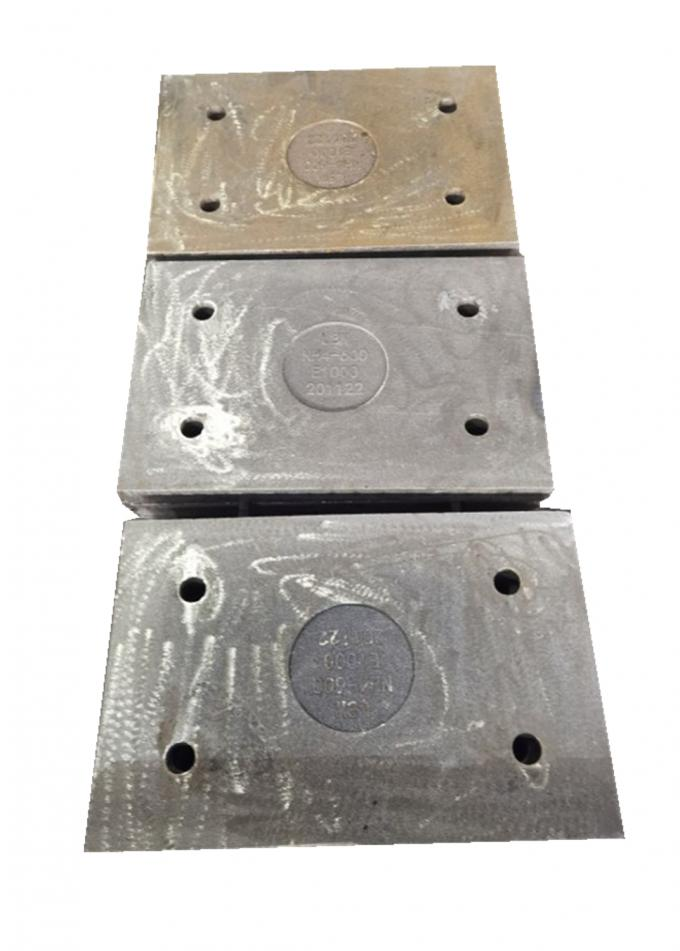 Cement Mill Casting Chromium Wear Plates 63HRC 0