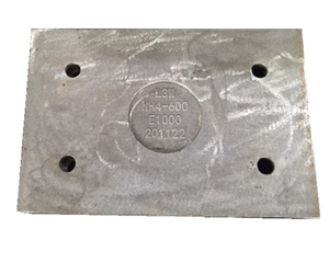 Cement Mill Casting Chromium Wear Plates 63HRC